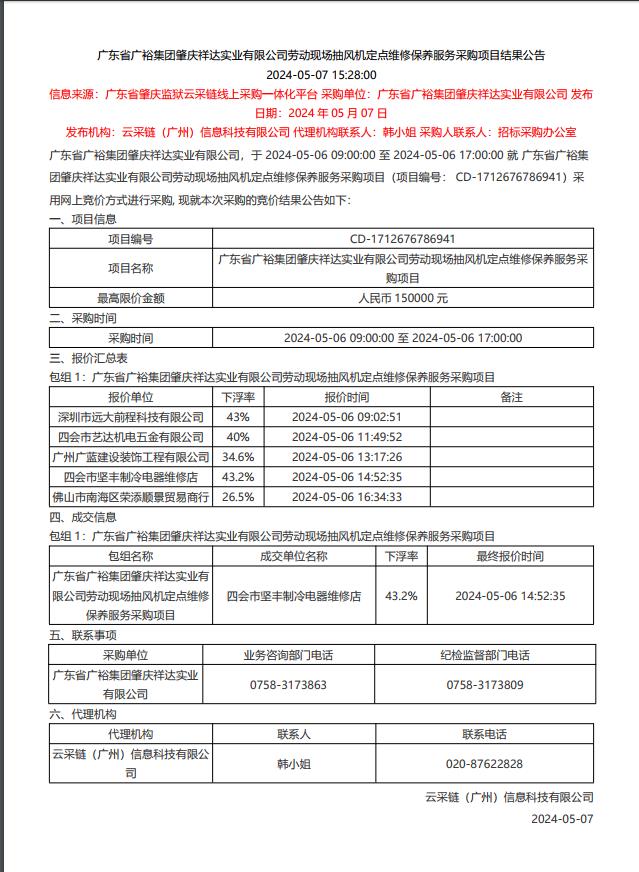 广东省广裕集团肇庆祥达实业有限公司劳动现场抽风机定点维修保养服务采购项目结果公告1.jpg